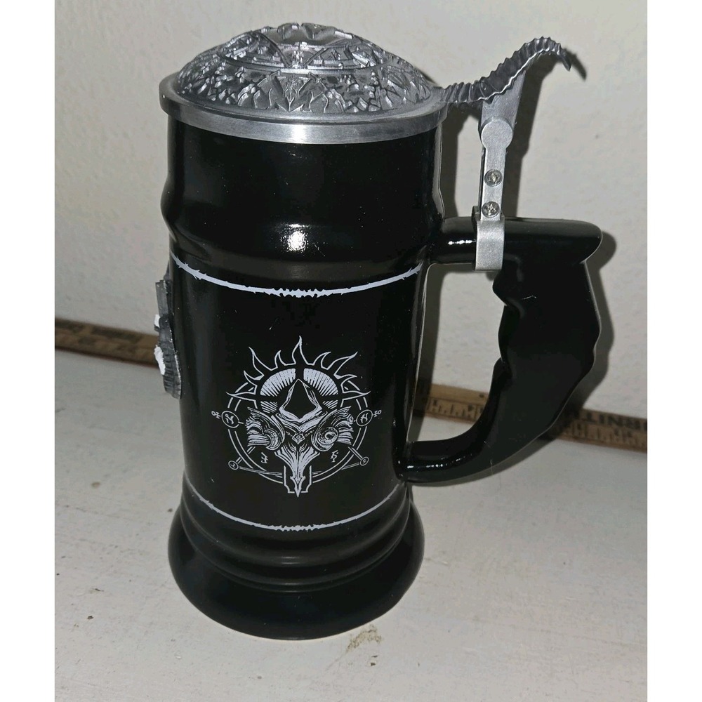 Diablo IV 4 Limited Edition Inarius & Lilith Stein 24 oz Heavy Cast Mug Blizzard - Picture 6 of 9